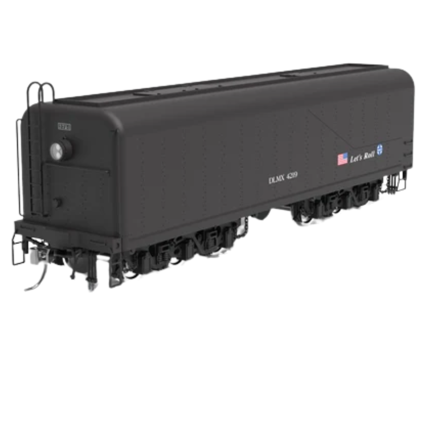 Broadway Limited Imports 10571 DLMX 4219 Auxiliary Water Tender ATSF "Let's Roll" Scheme HO Scale Pre-Order