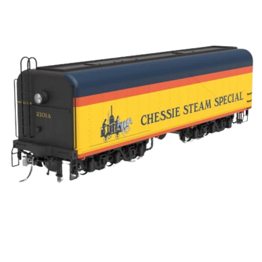 Broadway Limited Imports 10575 DLMX 4219 Auxiliary Water Tender Chessie System 2101-A Chessie Steam Special HO Scale Pre-Order