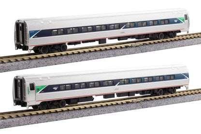Kato Amfleet II Coach 2-Car Set Amtrak Phase VII #25003 & #25107 N Scale