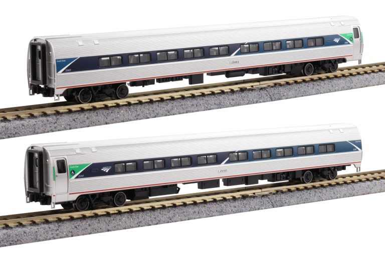 Kato Amfleet II Coach 2-Car Set Amtrak Phase VII #25003 & #25107 N Scale