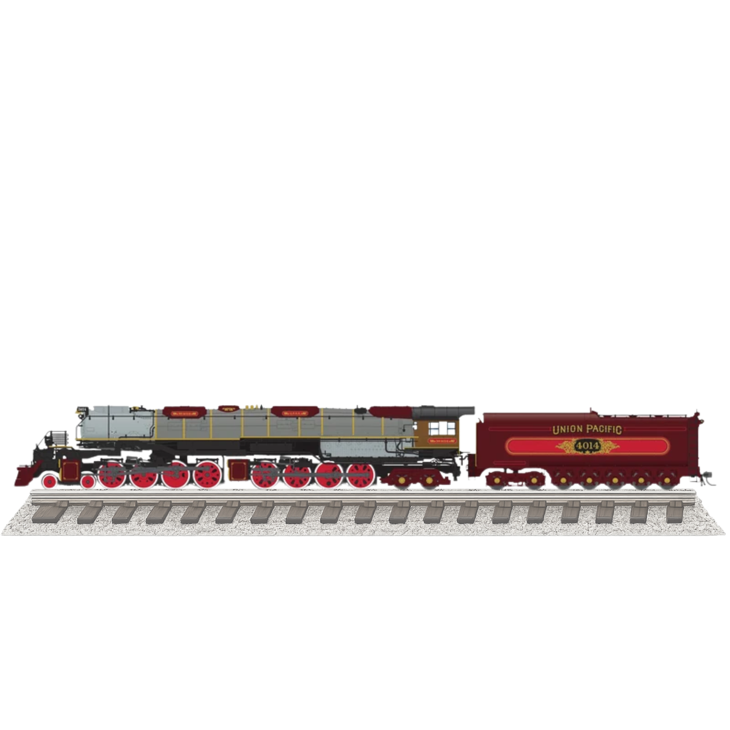 Broadway Limited Imports (10617) • Union Pacific Big Boy 4-8-8-4 #4014 • Ornate 1800's Fantasy Paint • DCC-Ready • Stealth/No Sound • HO Scale (Pre-Order)