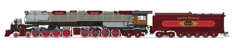 Broadway Limited Imports (10617) • Union Pacific Big Boy 4-8-8-4 #4014 • Ornate 1800's Fantasy Paint • DCC-Ready • Stealth/No Sound • HO Scale (Pre-Order)