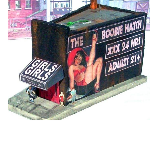 Downtown Deco (1063) • The Boobie Hatch • Cast-Hydrocal Kit • HO Scale
