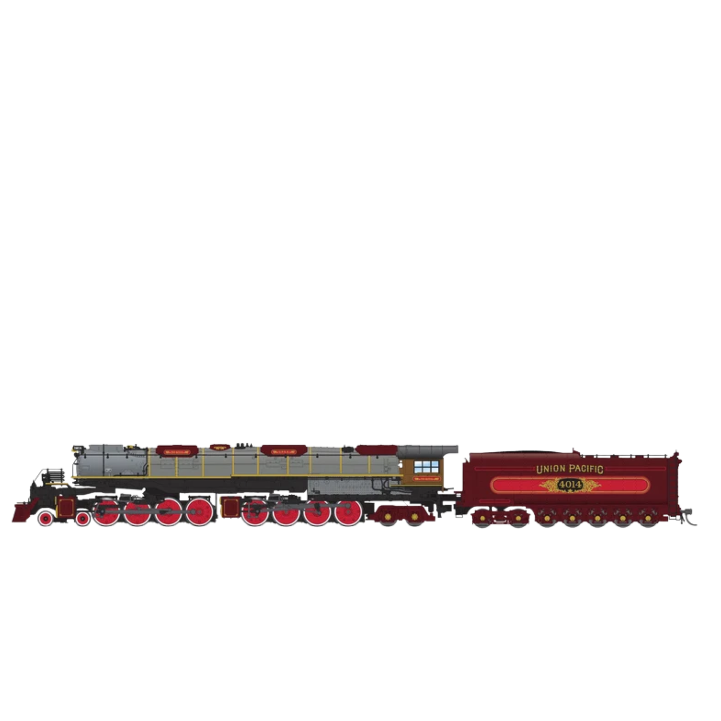 Broadway Limited Imports 10687 Union Pacific Big Boy 4-8-8-4 #4014 Ornate 1800's Fantasy Paint Stealth No-Sound DCC-Ready N Scale [PRE-ORDER]