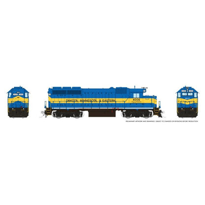 Rapido 1078509 • EMD GP40 • Dakota, Minnesota & Eastern #4004 • DC/DCC/Sound • HO Scale (Pre-Order)