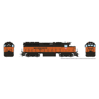 Rapido 1078520 • EMD GP40 • Milwaukee Road #2004 • DC/DCC/Sound • HO Scale (Pre-Order)