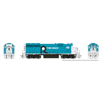 Rapido 1078532 • EMD GP40 • Rock Island #3004 • DC/DCC/Sound • HO Scale (Pre-Order)