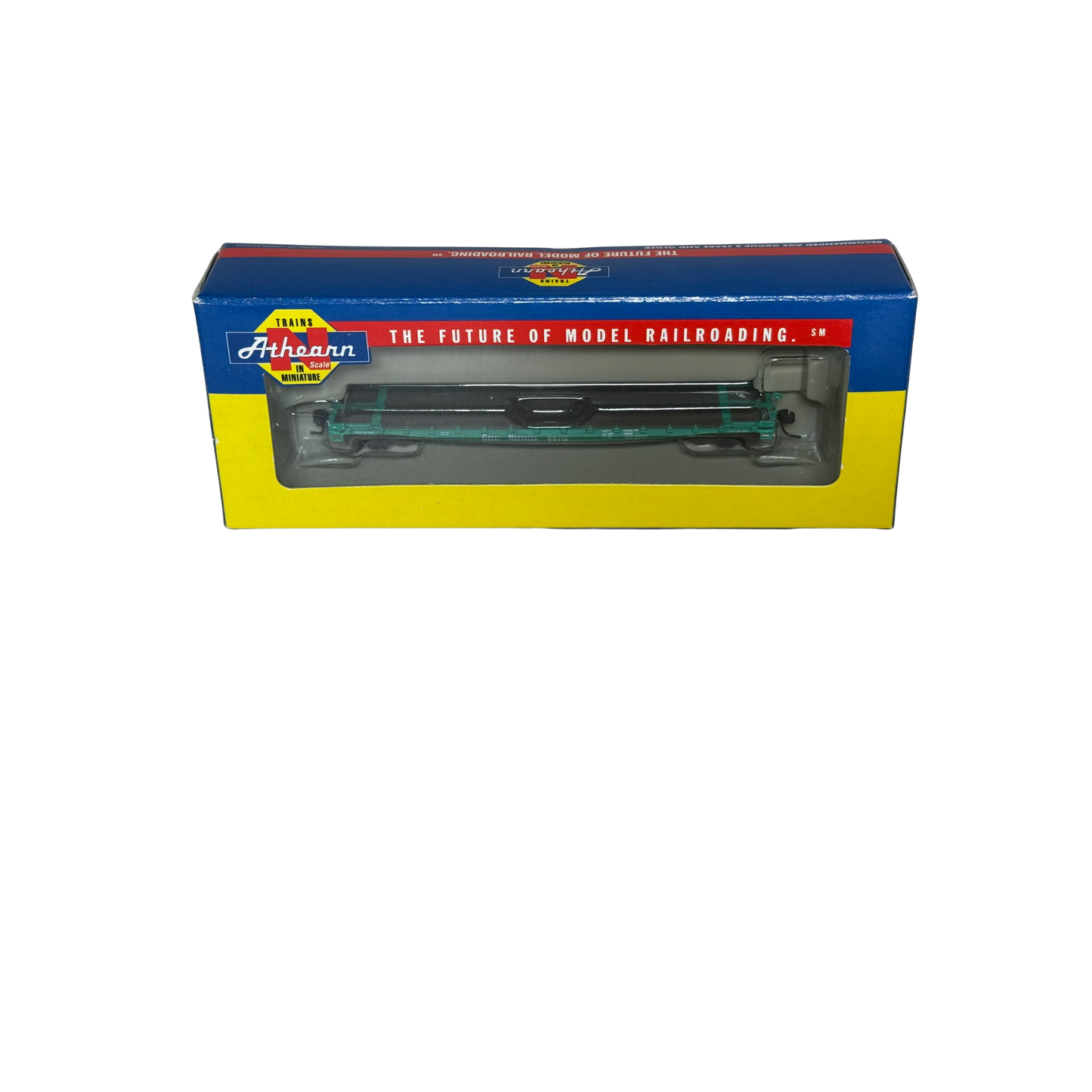Athearn (10843) • 53' GSC Flatcar • Great Northern #1 • N Scale (Pre-Owned)