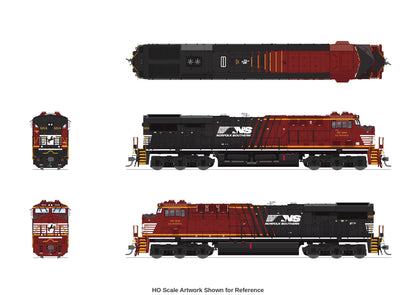 Broadway Limited Imports N scale GE ES44AC Norfolk Southern #8184 Altoona Landmark Unit multi-view