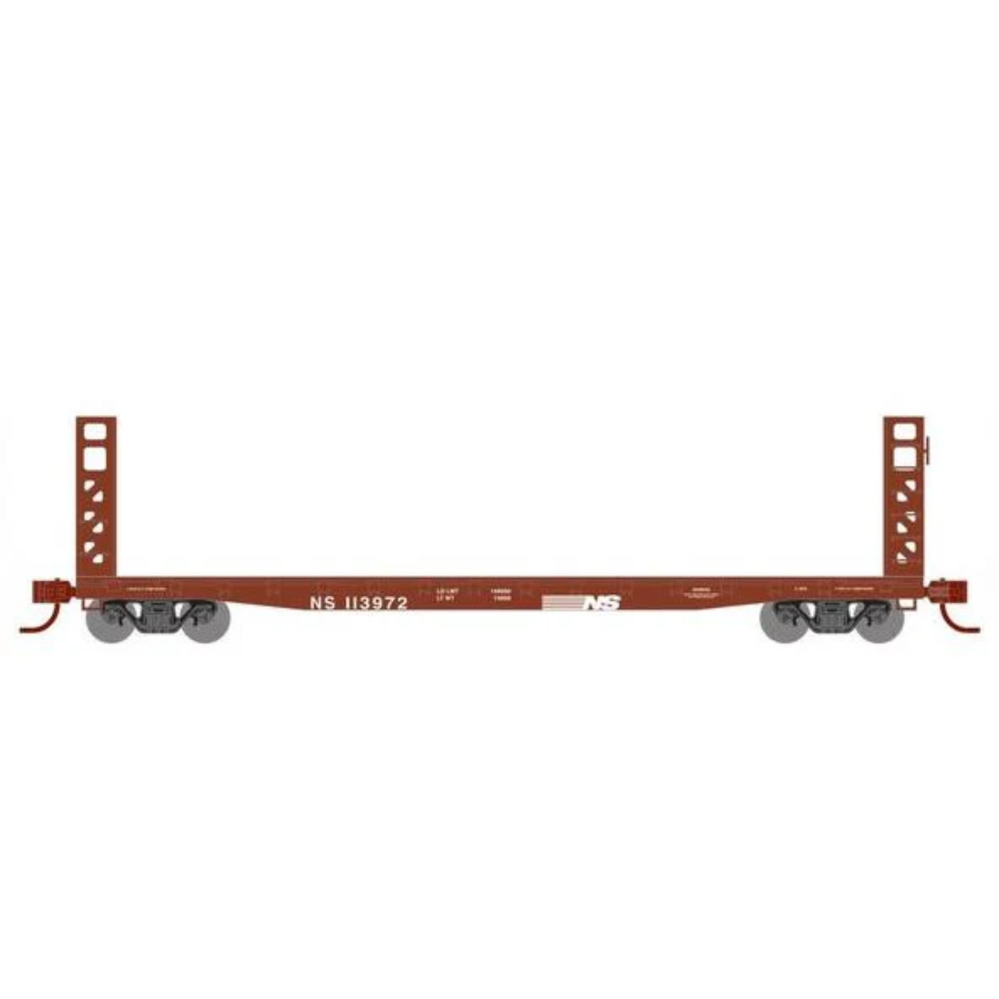 Athearn (10889) • 53' Bulkhead Flat • Union Pacific #15602 • N Scale (Pre-Owned)
