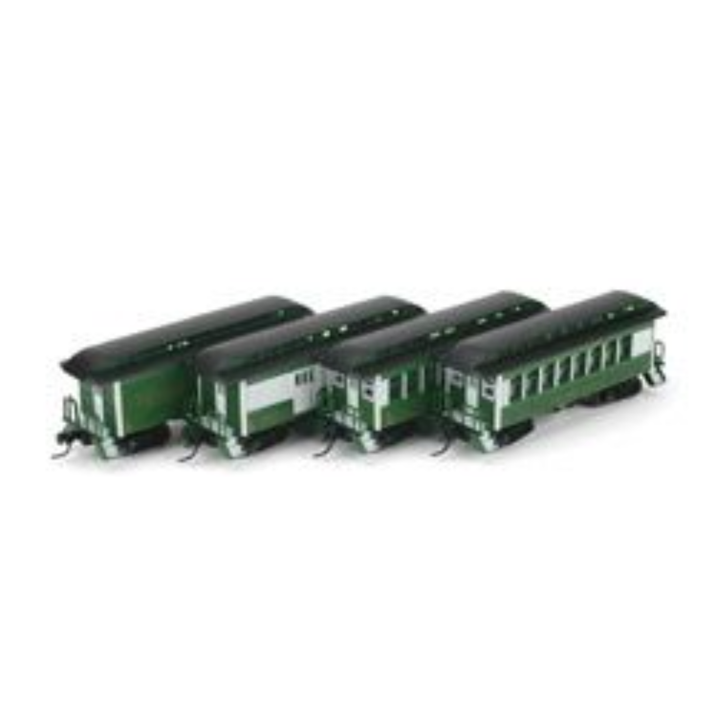 Athearn (11025) • Overton Passenger Set • Combine, Coach, Baggage, Business Car • Southern • N Scale (Pre-Owned)