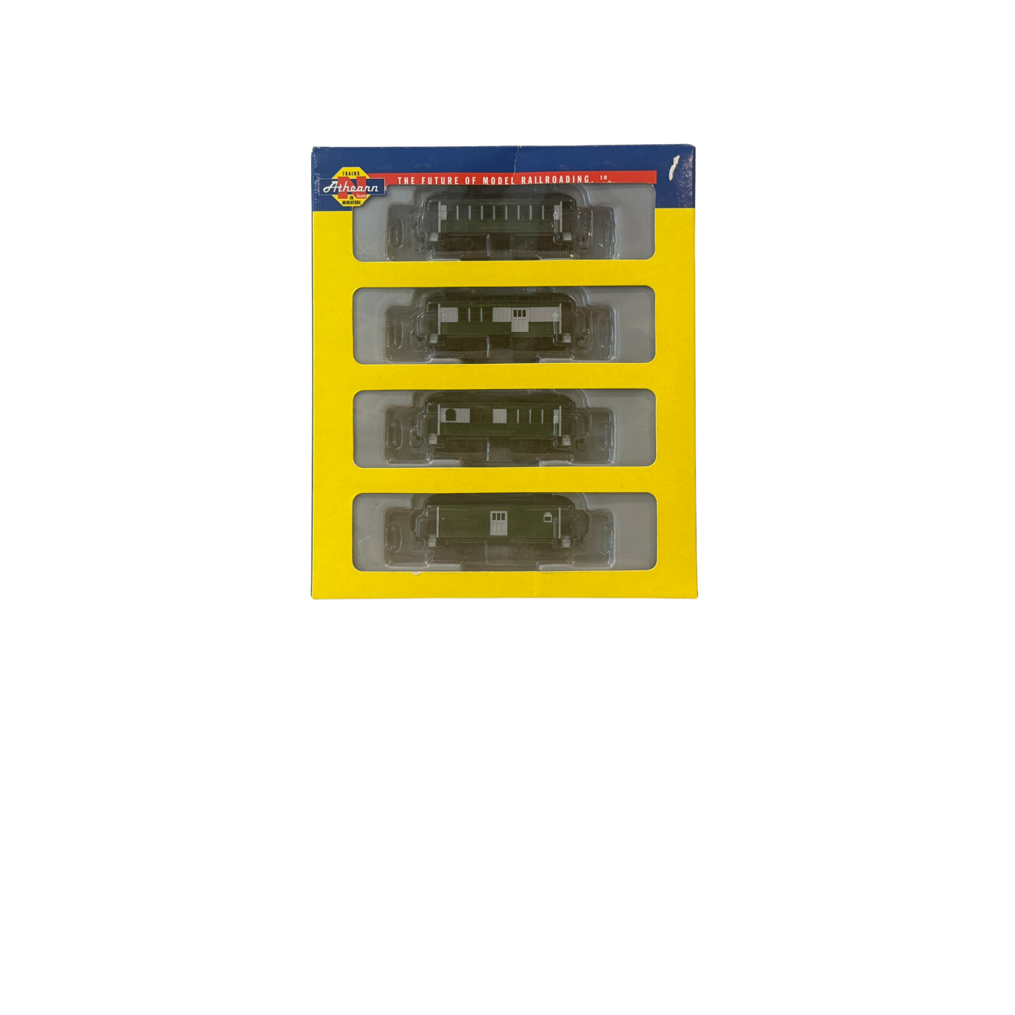 Athearn (11025) • Overton Passenger Set • Combine, Coach, Baggage, Business Car • Southern • N Scale (Pre-Owned)