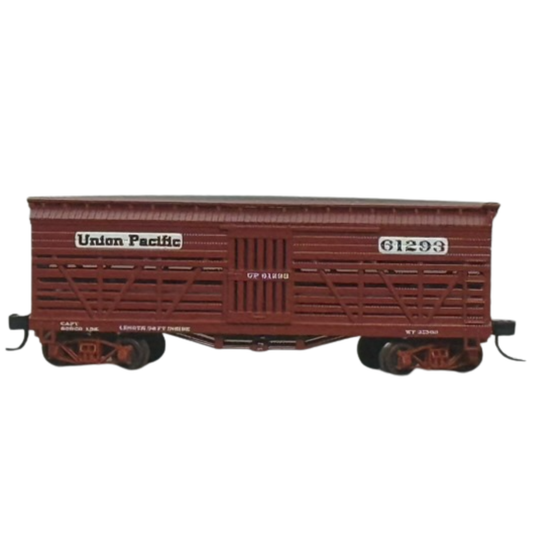 Athearn 36' Stock Car Union Pacific #61293 N Scale Pre-Owned