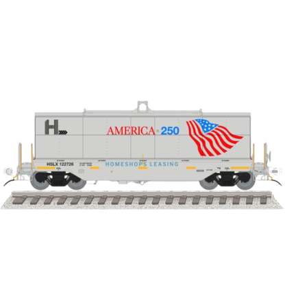 Rapido 1128016 Greenbrier Coil Car Home Shops Leasing America 250 3-Pack HO Scale Pre-Order