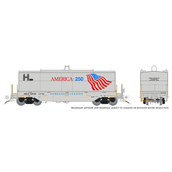 Rapido 1128016 Greenbrier Coil Car Home Shops Leasing America 250 3-Pack HO Scale Pre-Order