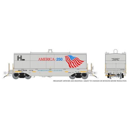 Rapido 1128016 Greenbrier Coil Car Home Shops Leasing America 250 3-Pack HO Scale Pre-Order