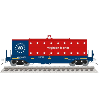 Rapido 1128018 Greenbrier Coil Car Virginian & Ohio America 250 Home Shops 3-Pack HO Scale Pre-Order