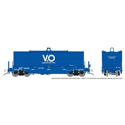 Rapido 1128015 • Home Shops Collaboration • Greenbrier Coil Car • Virginian & Ohio • 6-Pack • HO Scale (Pre-Order)