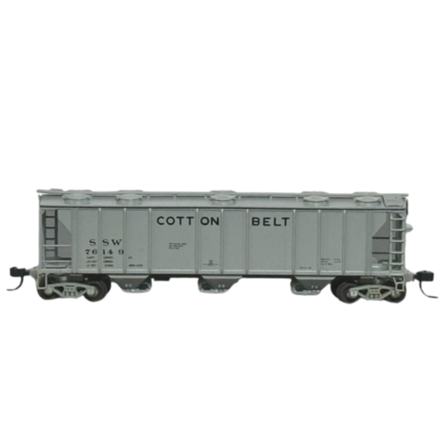 Athearn PS2 2893 Hopper Cotton Belt #76149 N Scale Pre-Owned