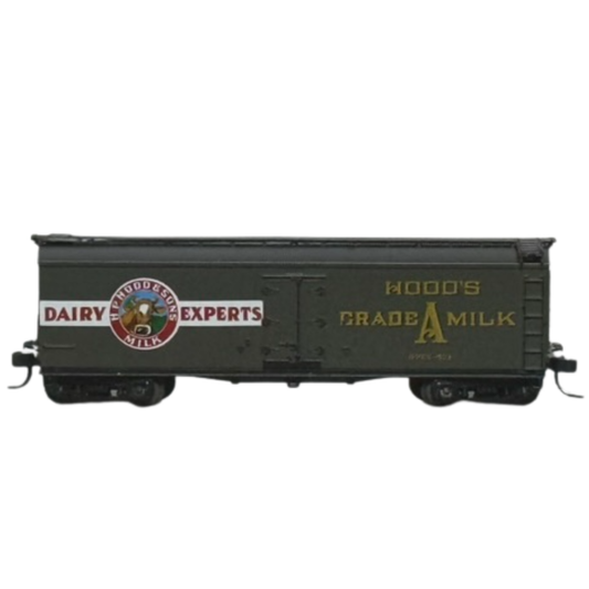 Athearn 40' Wood Milk Car Hood's Dairy 503 N Scale Pre-Owned