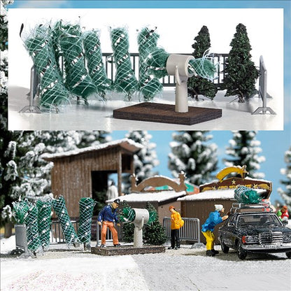 Busch (1182) | Christmas Tree Lot Miniature Series | HO Scale