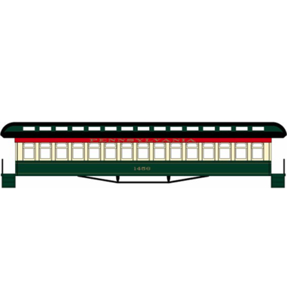 Athearn (11854) • Overland Passenger Set • Combine, Coach, Sleeper, Business Car • Pennsylvania • N Scale (Pre-Owned)
