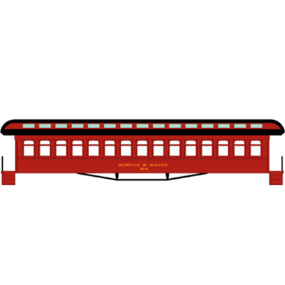 Athearn (11857) • Overland Passenger Set • Combine, Coach, Sleeper, Business Car • Boston & Maine • N Scale (Pre-Owned)