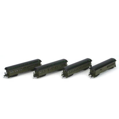 Athearn (11860) • Overland Passenger Set • Combine, Coach, Sleeper, Business Car • Great Northern • N Scale (Pre-Owned)