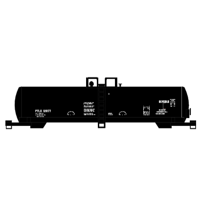 Athearn 50' RTC 20,900 Gallon Tank Car - Pullman Transport Leasing #120177 - N Scale (NOS)