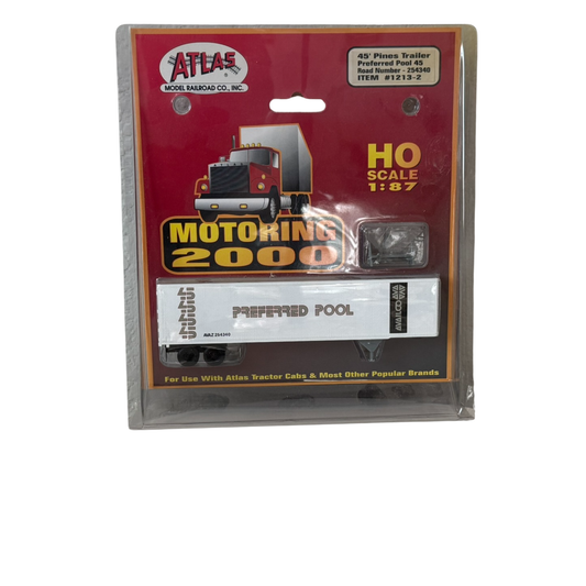 Atlas (1213-2) • 45' Pines Trailer • Availco Preferred Pool #254340 • HO Scale (NOS)