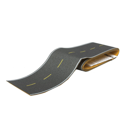 Walthers SceneMaster (949-1251)| Flexible Self-Adhesive Paved Roadway (Modern Highways)  | HO Scale