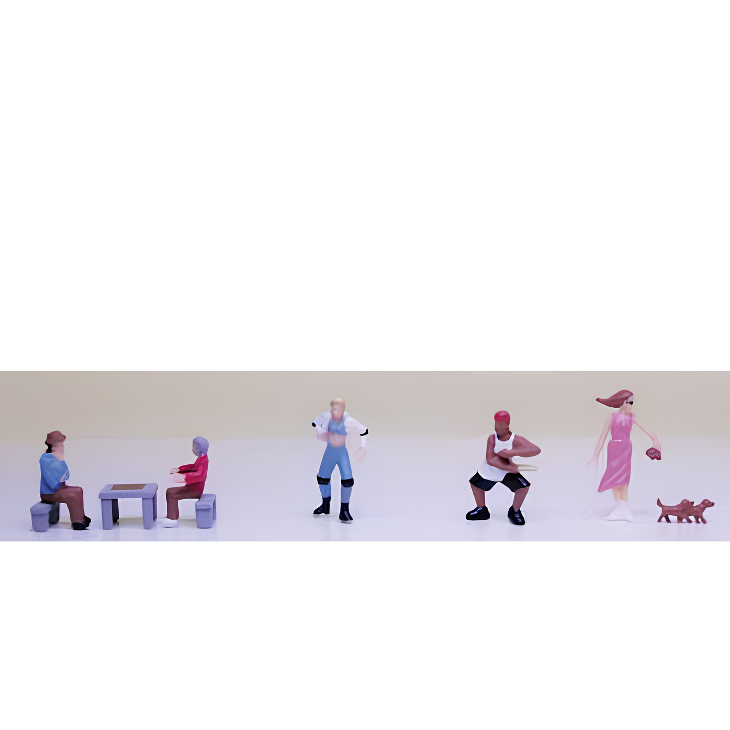 Model Power (1380) • City Park People • 9 Piece • N Scale