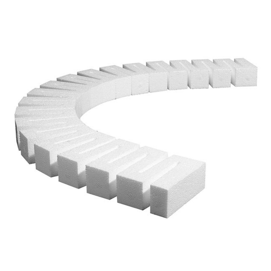 Woodland Scenics (1406) | Risers | SubTerrain System | 1/2" x 2' | Pkg of 4