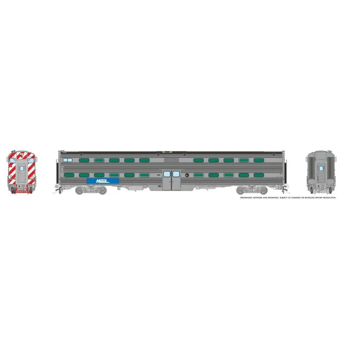Rapido (145030) Gallery Commuter Coach | Metra #7375 (Modern)  | HO Scale [PRE-ORDER]