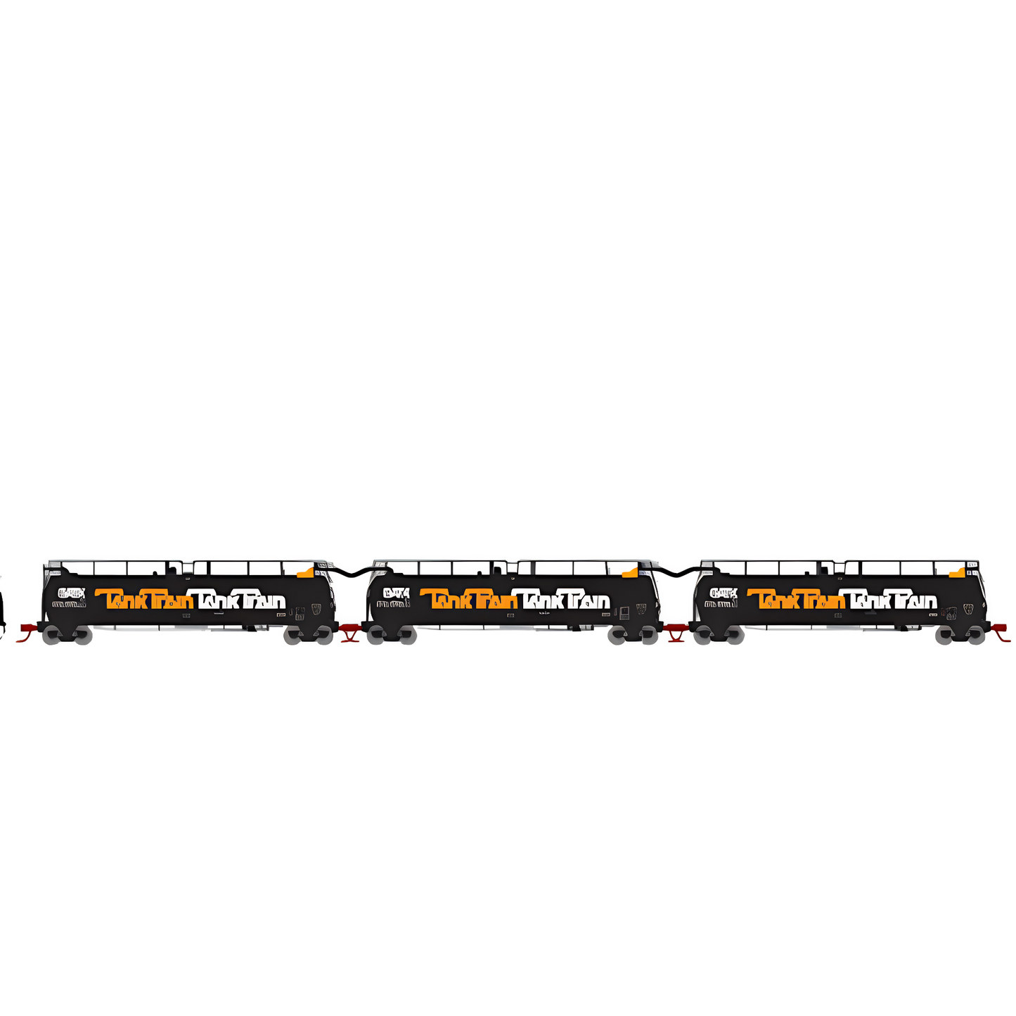 Athearn (14991) • GATX TankTrain • General American GATX • 3 Tank Set • N Scale (Pre-Owned)