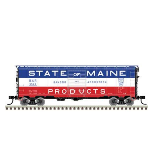 Atlas Master(R) (20007762) | 1932 ARA 40' Steel Boxcar | Bangor & Aroostook #5369 | HO Scale