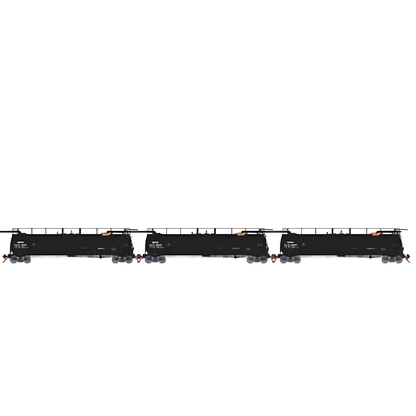 Athearn (15006) • GATX TankTrain • General American GATX • 3 Tank Set • N Scale (Pre-Owned)