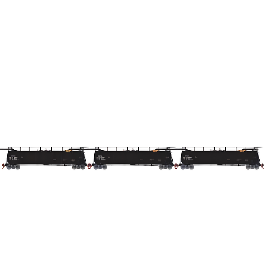 Athearn (15006) • GATX TankTrain • General American GATX • 3 Tank Set • N Scale (Pre-Owned)