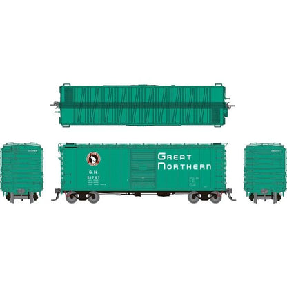 Rapido 40' Boxcar w/ early IDNE - Great Northern #21524 - Glacier Green - HO Scale