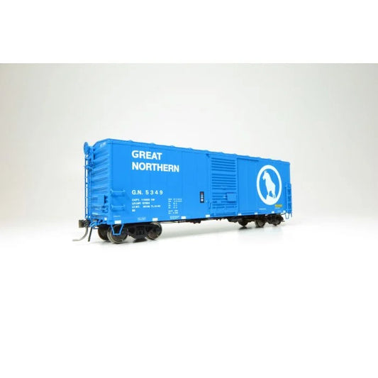 Rapido 40' Boxcar w/ Late IDNE - Great Northern #5349 - Big Sky Blue - HO Scale