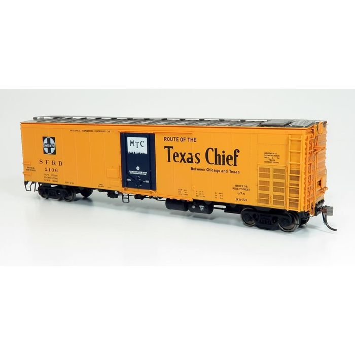 Rapido 156003A • RR-56 Mechanical Reefer • Santa Fe #2095 • Texas Chief Slogan • HO Scale