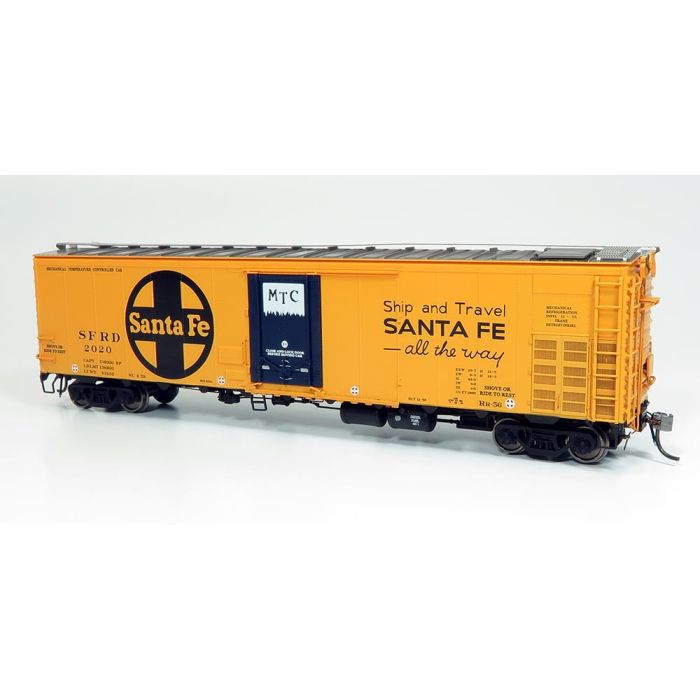 Rapido 156006A • RR-56 Mechanical Reefer • Santa Fe #2020 • Santa Fe All The Way Slogan • HO Scale