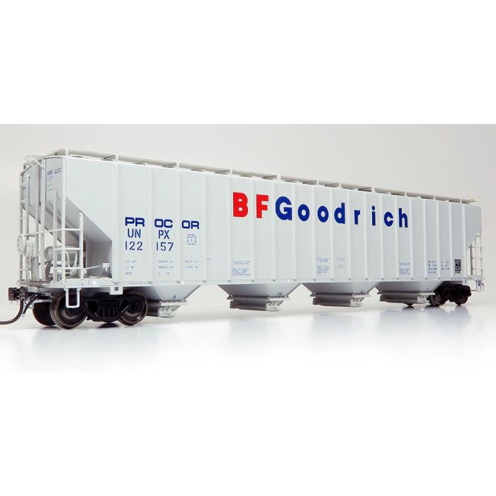 Rapido (157004A) | Procor 5820 Covered Hopper | UNPX Procor w/ BF Goodrich #122146 | HO Scale