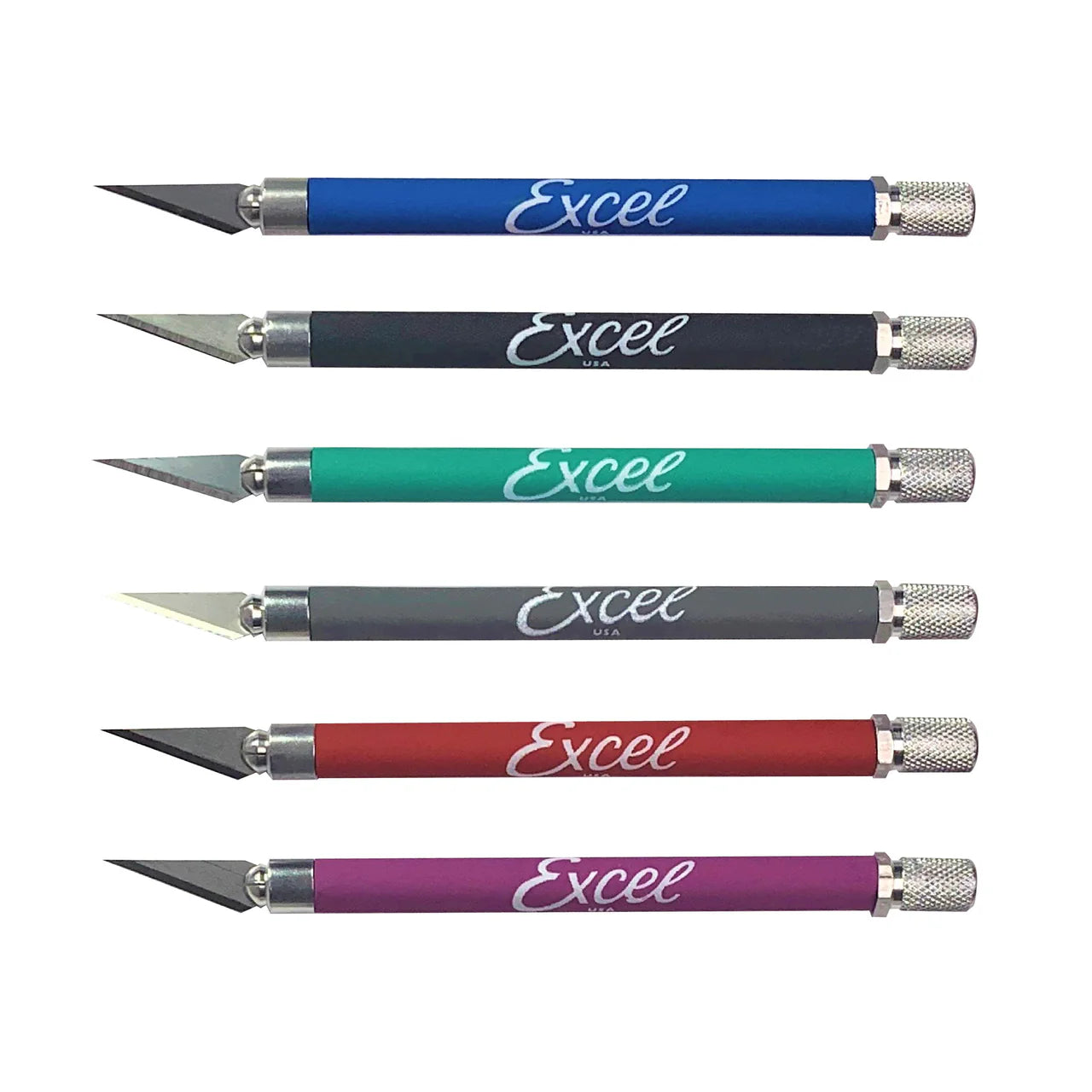 Excel Hobby Blades Corp. (19018) | K18 Grip-On Knife with Blades | Colors Vary | All Scales