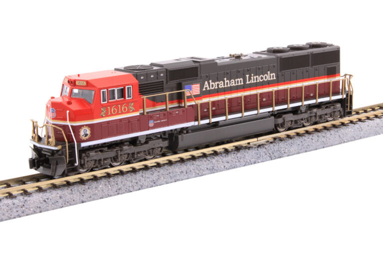 Kato (1761616S) • EMD SD70M with Flat Radiators • Union Pacific #1616 • Abraham Lincoln • DCC & Sound • N Scale
