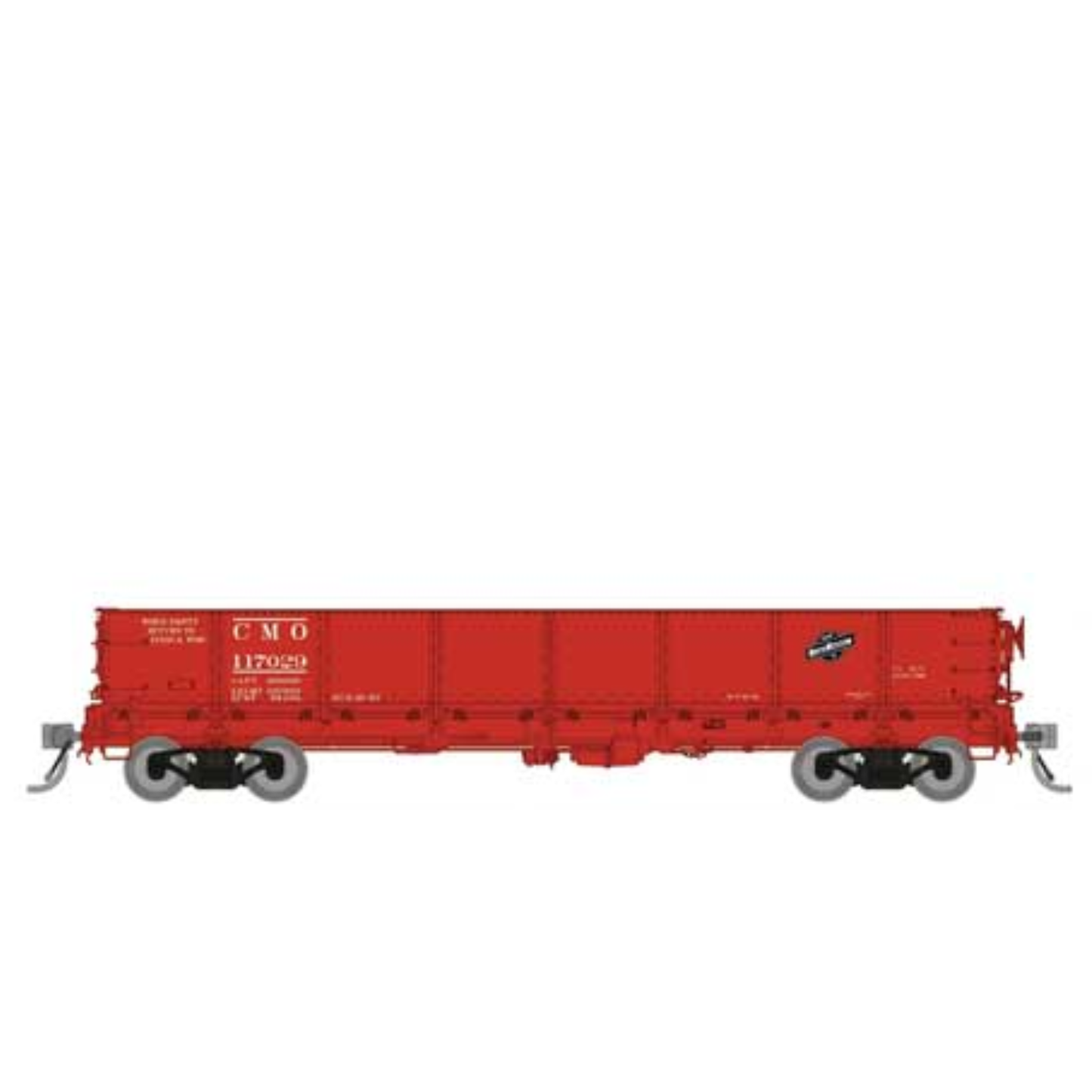 Rapido 163012-2 NP 40' Drop-Bottom Gondola Chicago & North Western #117087 CMO HO Scale