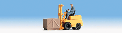 Noch Gmbh & Co. (16770) | Forklift w/ Figure (Assembled) | HO Scale
