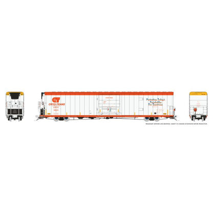 Rapido Greenbrier 7780 cu ft Reefer - Cryo-Trans with Sound - 6-Pack - Pack #2 - HO Scale
