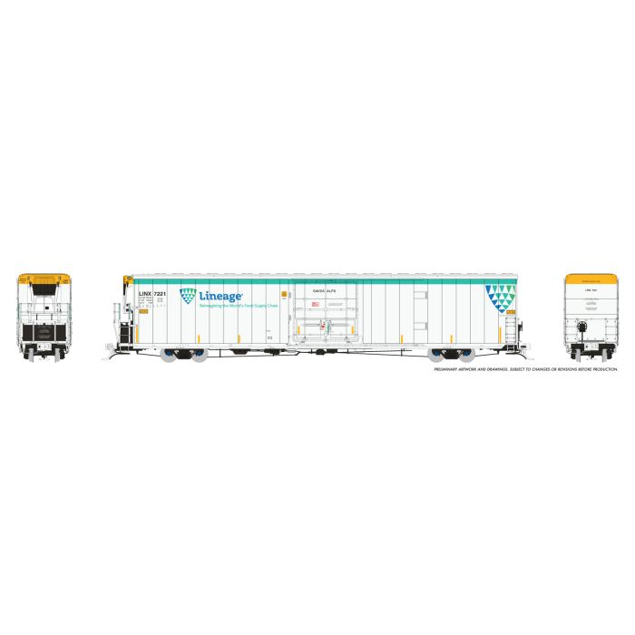 Rapido Greenbrier 7780 cu ft Reefer - Lineage - no duplicate road numbers - non-sound - HO Scale