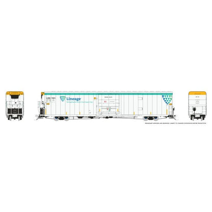 Rapido (167003-2) | Greenbrier 7780 cu ft Reefer | Lineage #7214 "Jasper-Alberta CA" |  Non-Sound | HO Scale